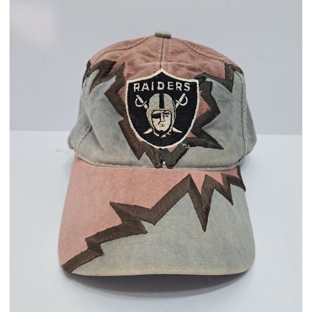 Vintage Los Angeles Raiders Jagged Bolt Snapback Drew Pearson NFL Football Hat